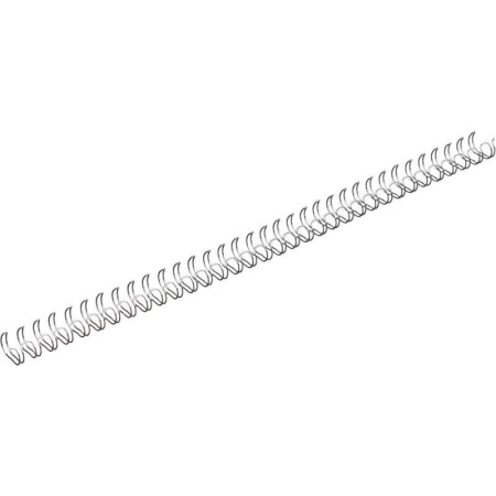 Пружины для переплета металлические ProMega Office 3:1 9,5 мм серебряные 34