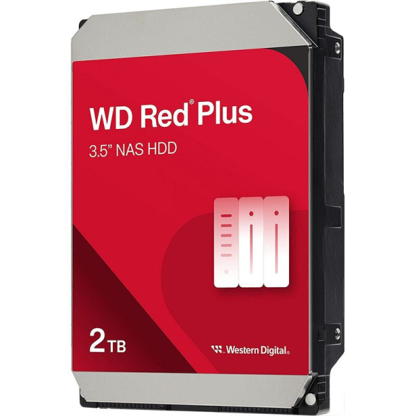 Жесткий диск Western Digital Red Plus 2 ТБ (WD20EFPX)