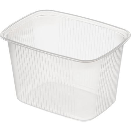 Контейнер одноразовый без крышки 108х82х70 мм 350 мл прозрачный (1000  штук в упаковке)