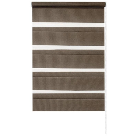 Жалюзи Ролло день-ночь (коричневый, 480x1700 мм)