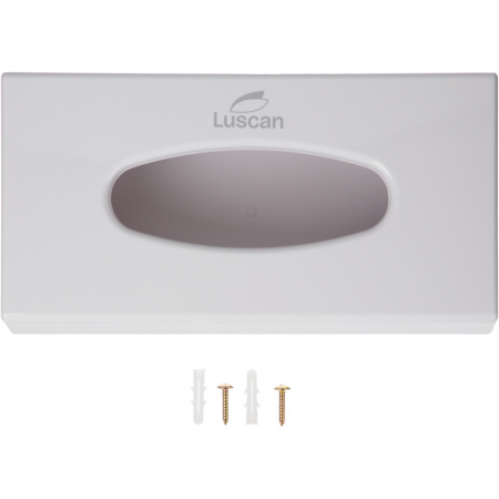 Диспенсер для салфеток Luscan настольный пластиковый белый