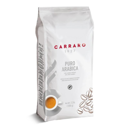 Кофе в зернах Carraro Puro Arabica 100% арабика 1 кг