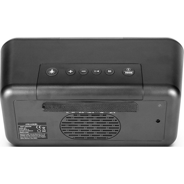 Портативная колонка Microlab BP11 черная с подсветкой (80003108)