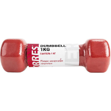Гантель металлическая Torres PL55011 1 кг