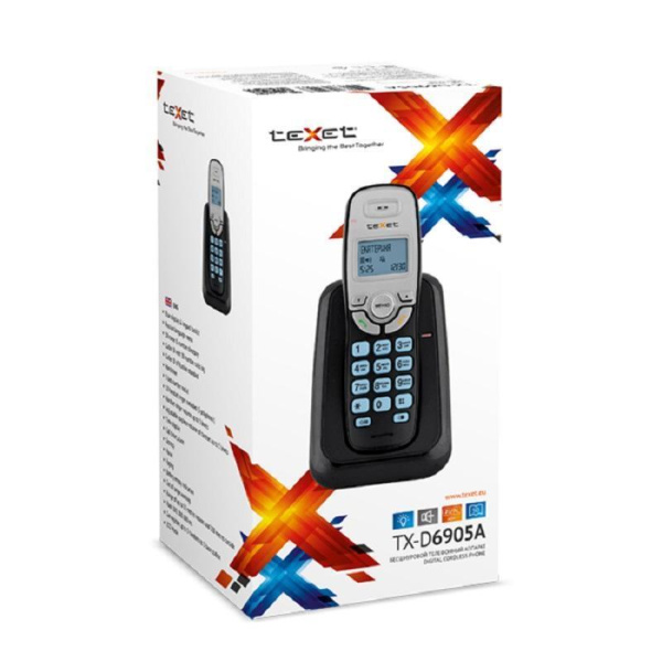 Радиотелефон TeXet TX-D6905A черный