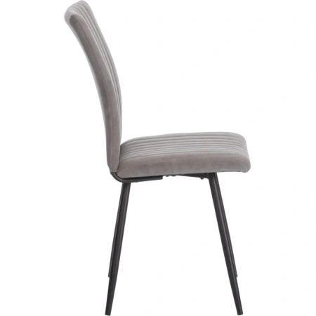 Стул обеденный Комус Мебель Fresno серый (ткань, металл)