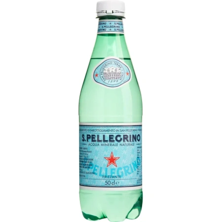Вода минеральная S.Pellegrino столовая газированная 0.5 л