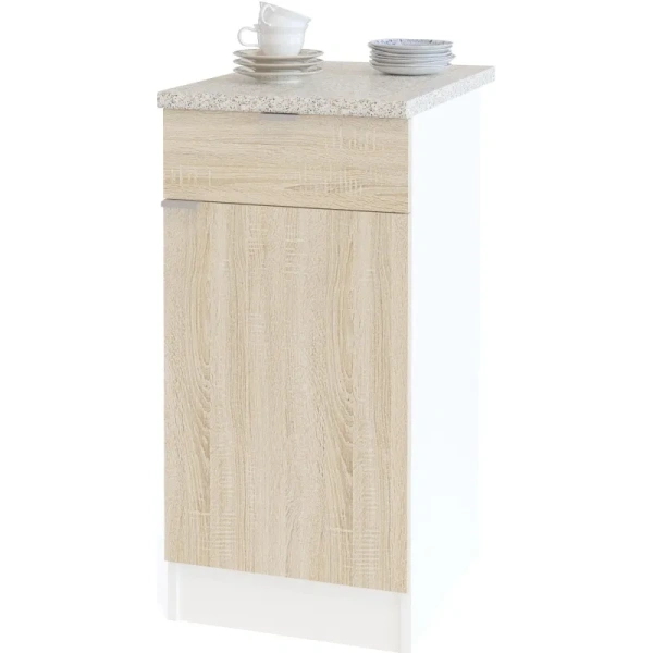 Шкаф напольный Сокол ТК-04.1 (дуб сонома, 400x600x850 мм)