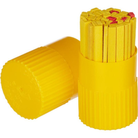 Счетные палочки деревянные (50 штук, пластиковый тубус)