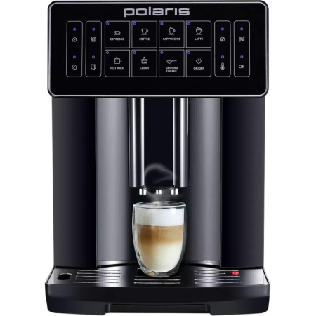 Кофемашина с капучинатором Polaris PACM 2052AC чёрная