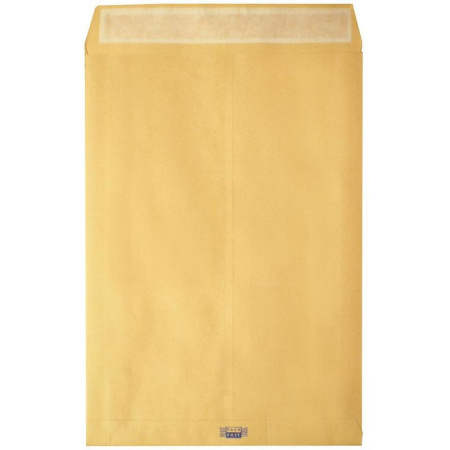 Пакет почтовый Largepack С4 из крафт-бумаги стрип 229х324 мм (100 г/кв.м, 200 штук в упаковке)