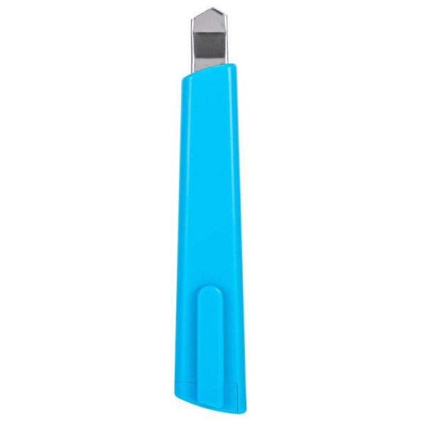Нож канцелярский Deli E2038 RIO синий (ширина лезвия 9 мм)