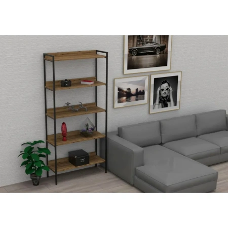 Стеллаж Комус Онега-9 (дуб вотан, 904х337х1950/1960)