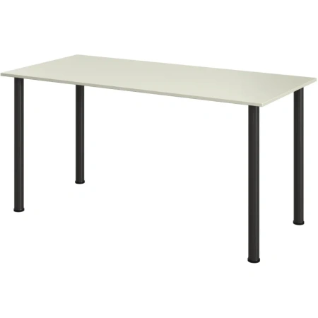 Стол обеденный Комус МДС (серый/черный, 1500х700х760 мм)