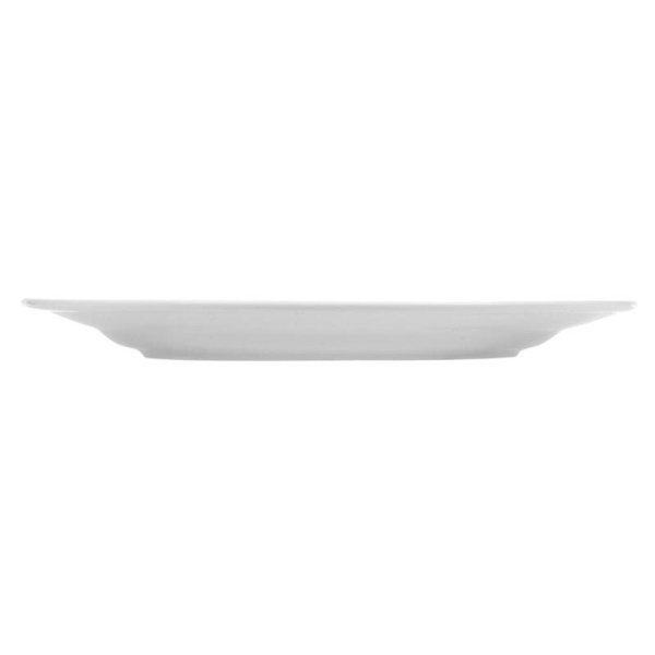Тарелка фарфоровая Chan Wave Classic диаметр 175 мм белая (артикул  производителя фк0176)