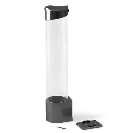 Держатель стаканов для кулера на шурупах черный