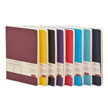 Ежедневник недатированный Bruno Visconti Megapolis Flex искусственная кожа A5 136 листов красный (140х210 мм) (артикул производителя 3-531/10)