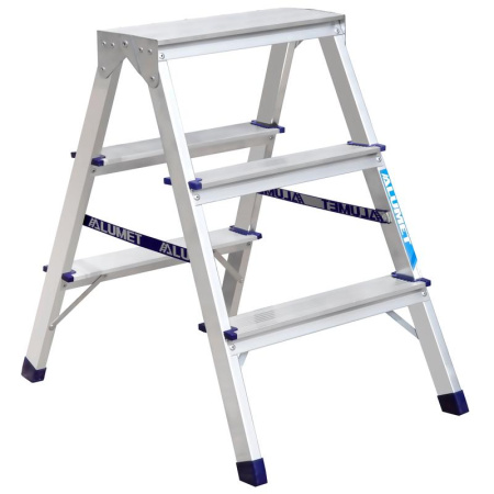 Стремянка алюминиевая 2x3 ступени Алюмет AD7203