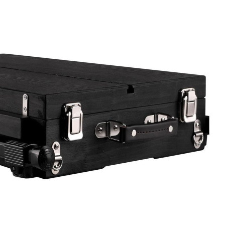 Этюдник с ящиком Малевичъ дерево/алюминий черный