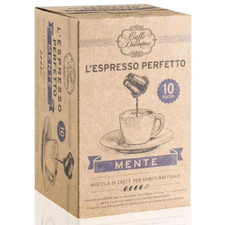Капсулы для кофемашин Diemme Mente Espresso 10 штук в упаковке