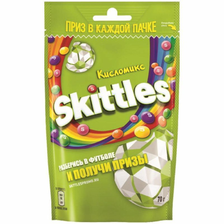 Драже Skittles Кисломикс 70 г Драже Skittles Кисломикс 70 г