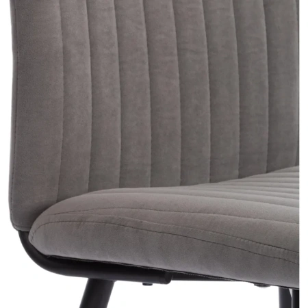 Стул обеденный Комус Мебель Fresno серый (ткань, металл)