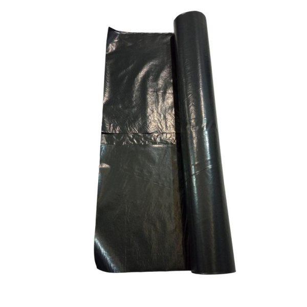 Мешки для мусора на 160 л Элементари черные (ПВД, 80 мкм, в рулоне 10  шт, 90х110 см)