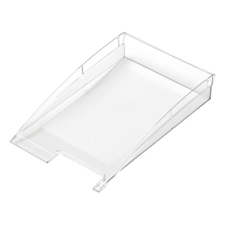 Лоток для бумаг горизонтальный Attache City прозрачный