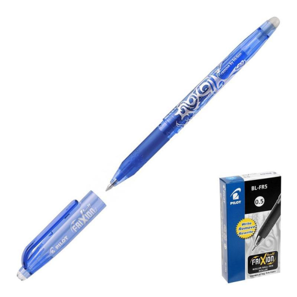 Ручка гелевая со стираемыми чернилами Pilot Frixion Ball синяя (толщина линии 0.25 мм)