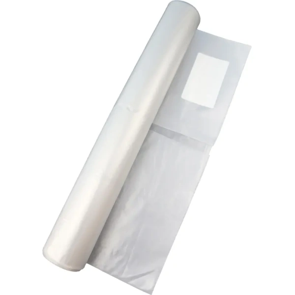 Мешки для мусора 200 л прозрачные (ПВД 50 мкм, 10 штук)