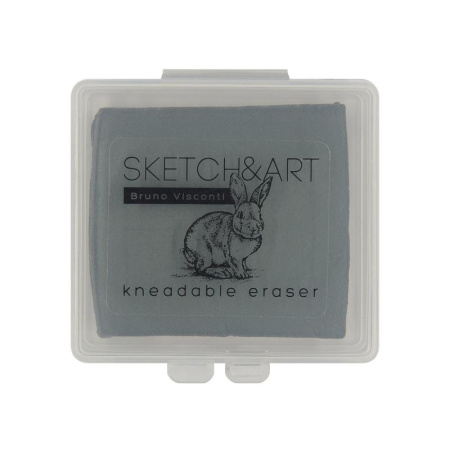 Ластик-клячка Sketch&Art каучуковый прямоугольный 50x45x10 мм Ластик-клячка Sketch&Art каучуковый прямоугольный 50x45x10 мм