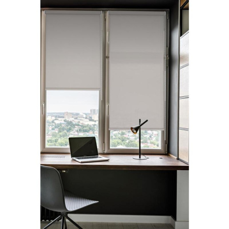 Рулонная штора Лайт полиэстер бежевая (40х160 см)