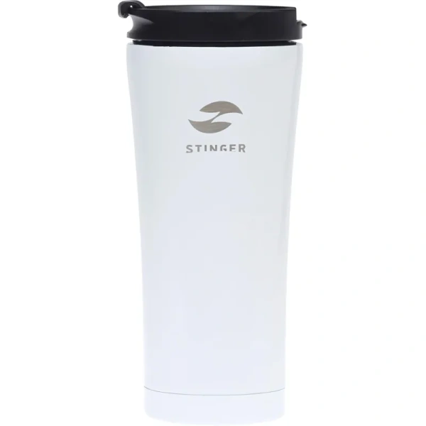 Термокружка Stinger 450 мл белая