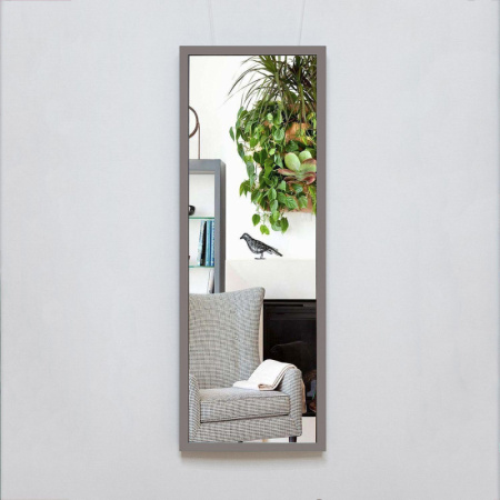 Зеркало настенное Комус Мебель (тёмно-серый, 340х940 мм)