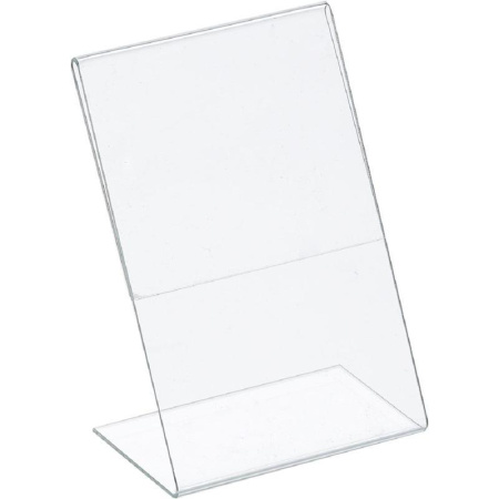 Ценникодержатель-подставка Attache акрил 80x120 мм прозрачный