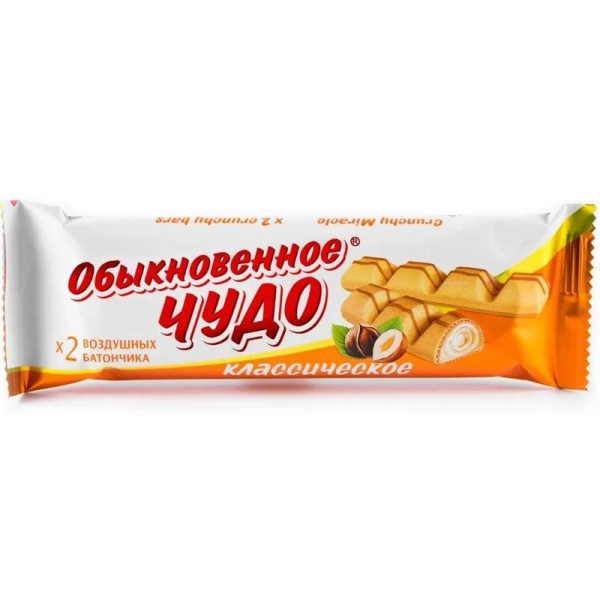 Шоколадный батончик Славянка Обыкновенное чудо классическое (24 шт по 40  г)