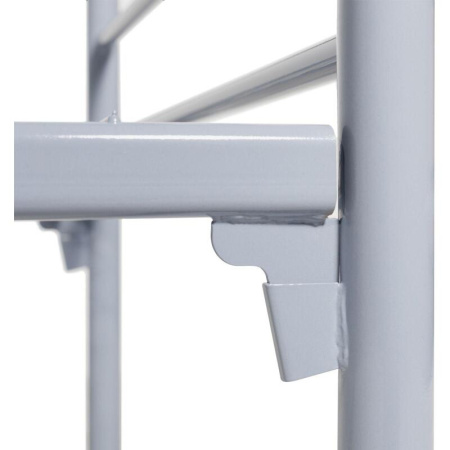 Кровать одноярусная разборная (серый, 812х1994х1065 мм)