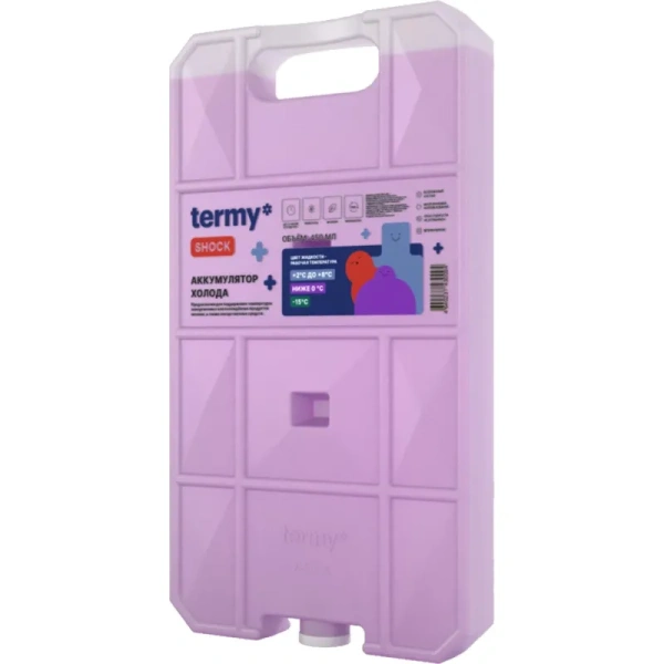 Аккумулятор холода Termy Shock 24.3х2.4х13.3 см 620 г
