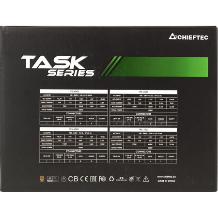 Блок питания Chieftec Task TPS-600S 600 Вт Блок питания Chieftec Task TPS-600S 600 Вт