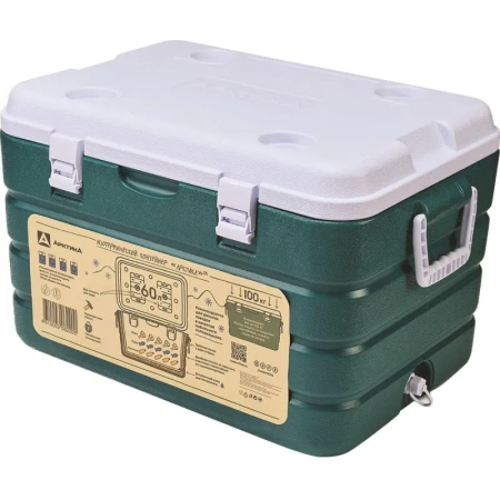 Контейнер изотермический Арктика универсальный пластик голубой  61x42x31  см