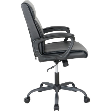 Кресло для руководителя Chairman CH303 черное (экокожа, металл)