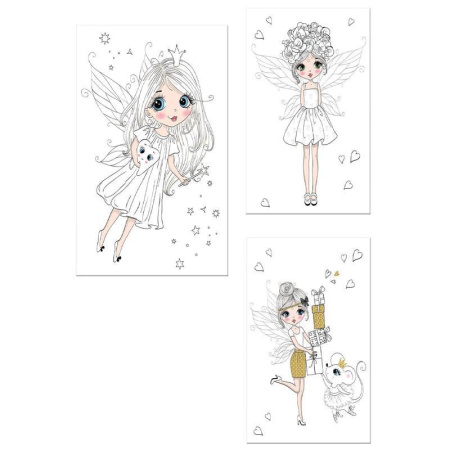 Раскраска блестками Луч Феи