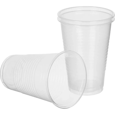 Стакан одноразовый пластиковый 200 мл прозрачный 100 штук в упаковке Комус Эконом Стакан одноразовый пластиковый 200 мл прозрачный 100 штук в упаковке Комус Эконом