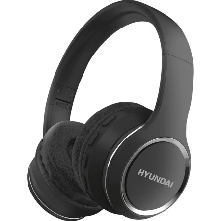 Наушники беспроводные/проводные Hyundai H-HP103 черные Наушники беспроводные/проводные Hyundai H-HP103 черные