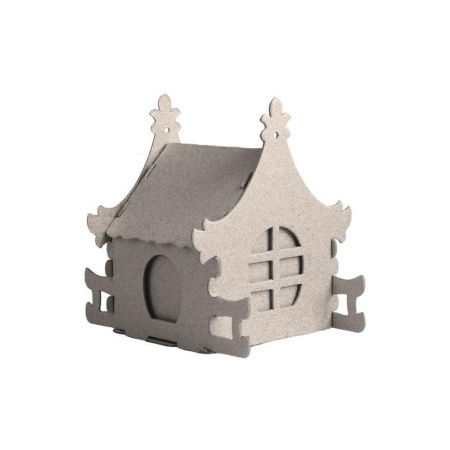 Набор для раскрашивания Smubic Ирис сборный картонный домик