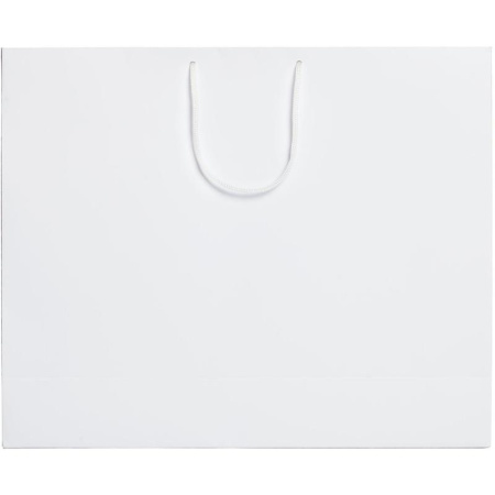 Пакет подарочный бумажный Ample L белый (35х43х12 см)