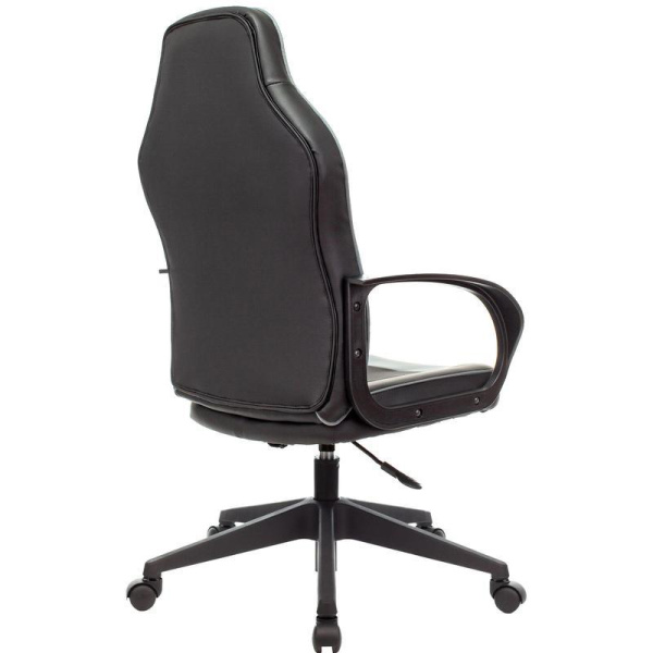 Кресло игровое Easy Chair Game-905 TPU серое/черное (экокожа, пластик)