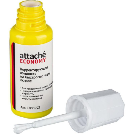 Корректирующая жидкость (штрих) Attache Economy быстросохнущая 12 г