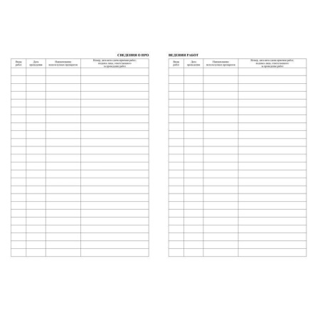 Журнал учета работ очистки и дезинфекции систем вентиляции (А4, 24 листа) Журнал учета работ очистки и дезинфекции систем вентиляции (А4, 24 листа)