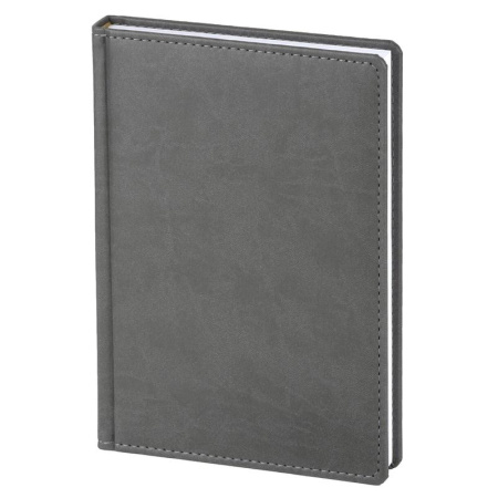 Ежедневник датированный 2022 год Attache Сиам искусственная кожа A5 180  листов серый (143x210 мм)